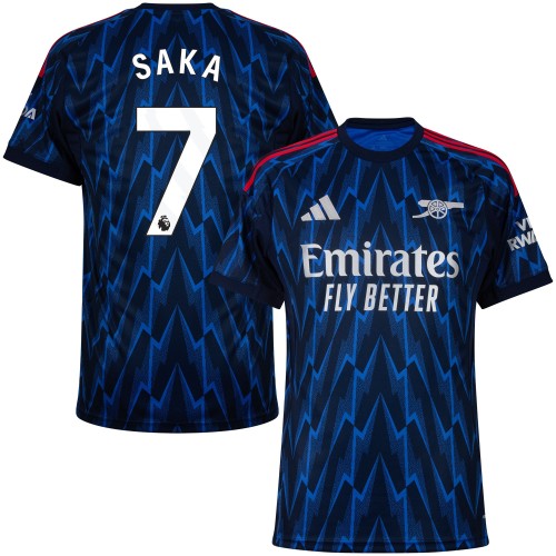 Arsenal Bortatröja Saka 7 2025–2026 Arsenal Bortatröja Saka 7 2025–2026
